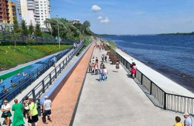 За пять лет в Пермском крае реконструированы и благоустроены 18 набережных